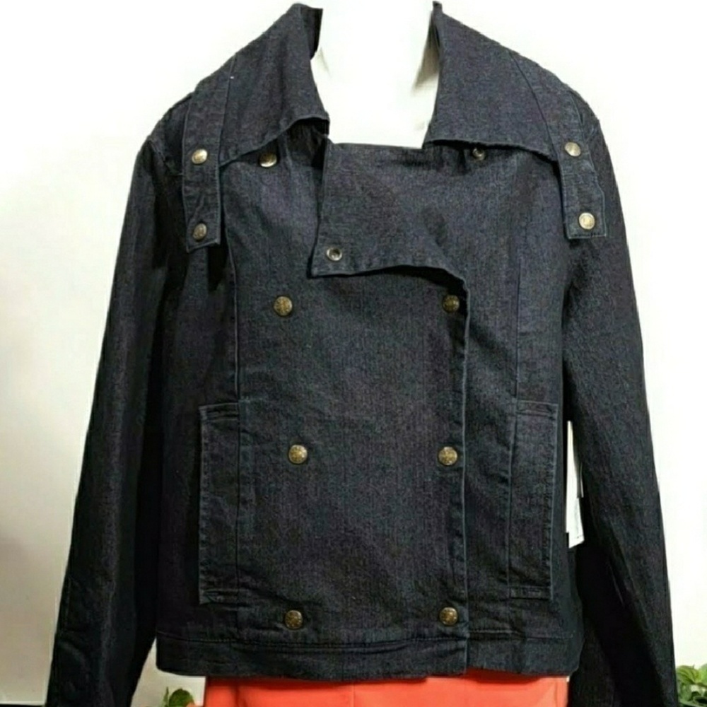Dark blue denim jacket size extra large
